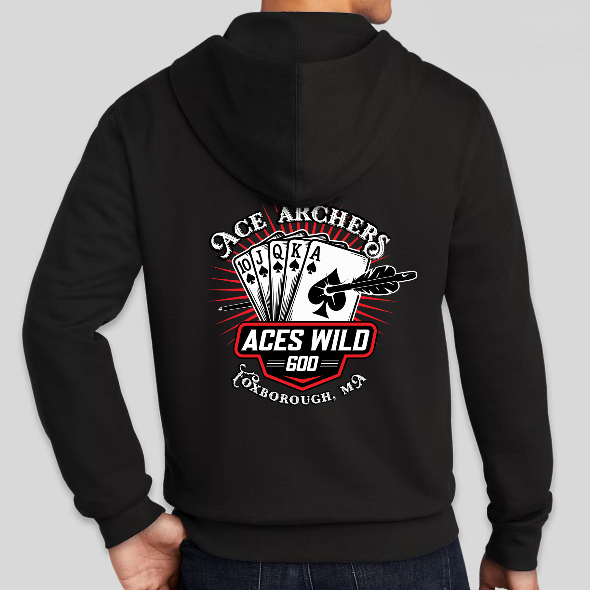 Aces Wild, sweatshirt, back