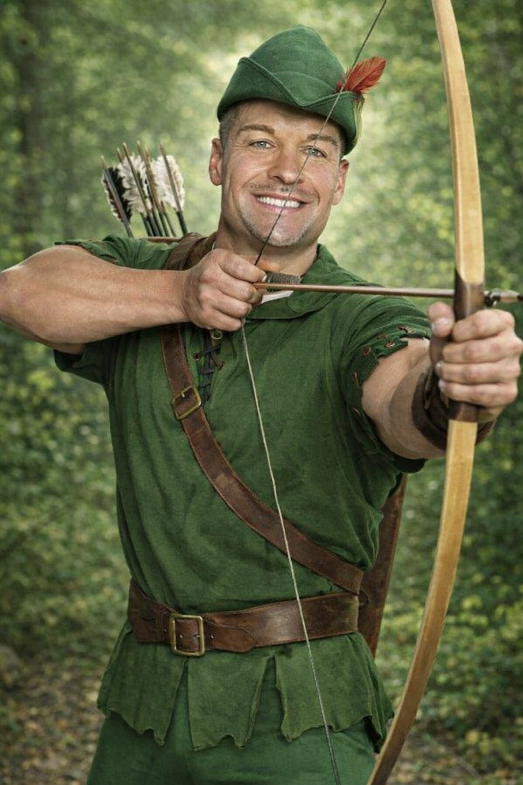 Peter as Robin Hood